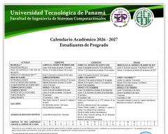 Calendario Académico de Pregrado 2026 - 2027 Calendario Académico de Pregrado 2026 - 2027