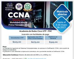 Certificación CCNA Primer semestre 2022