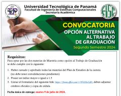 Opción alternativa al Trabajo de Graduación Opción alternativa al Trabajo de Graduación