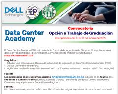 Convocatoria Opción a Trabajo de Graduación del Data Center Academy