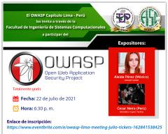 Open Web Application Security Project (OWASP) Capítulo Lima - Perú