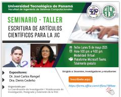 Seminario - Taller Escritura de artículos científicos para la JIC