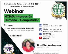 Webinar HCI4D: Interacción Humano - Computador